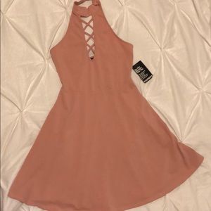 New with tags - Express pink halter dress